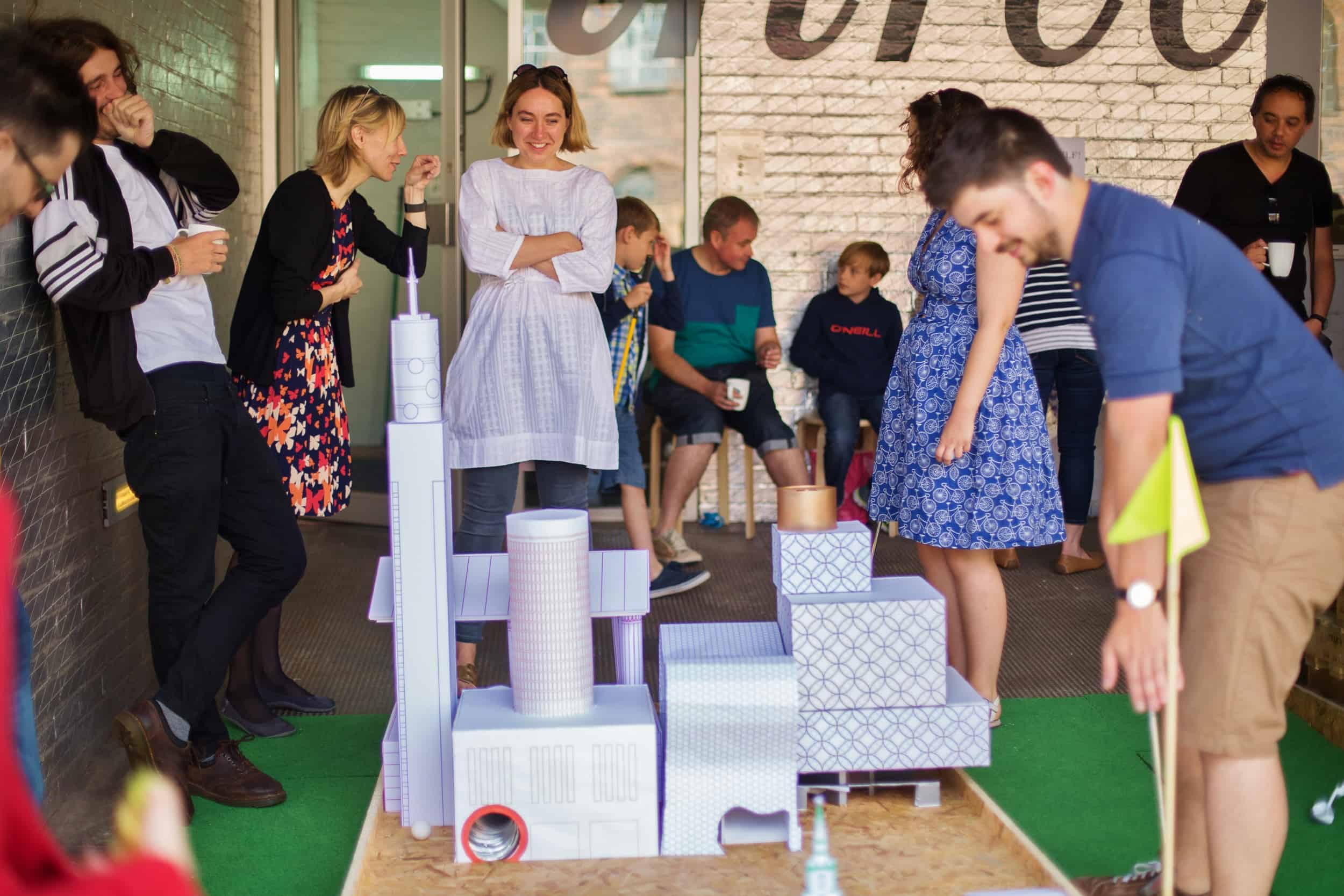 This year's Open Studios will feature a giant skittles game, demonstrations and activities.