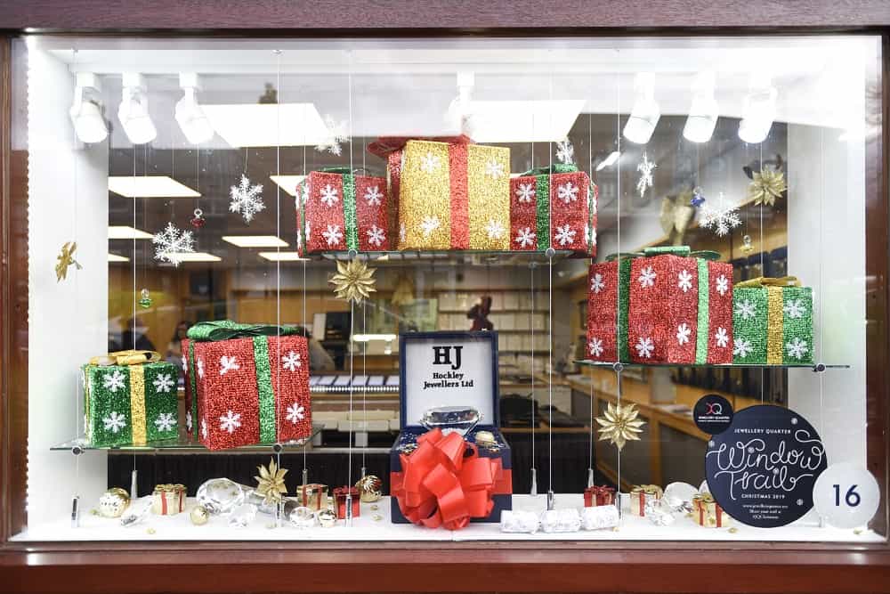 Christmas Jewellery Store Window