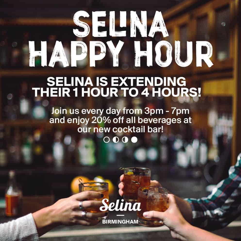Selina Birmingham - happy hour