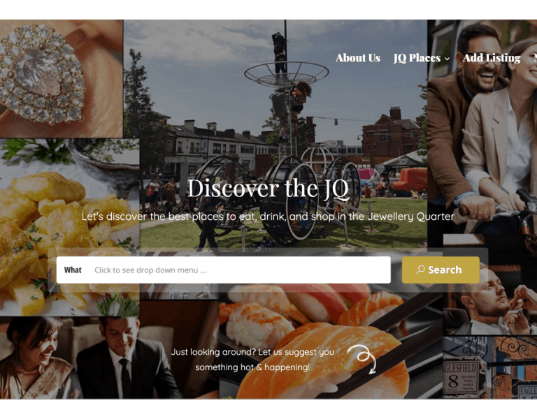 Discover the JQ - home page
