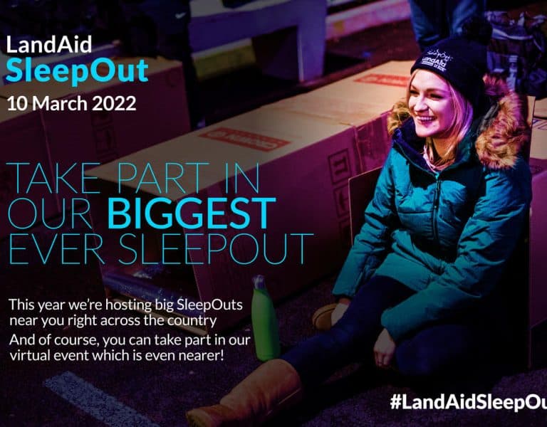 LandAid sleepout image
