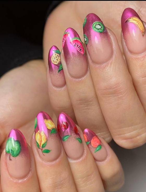 53 Cool Things to Do With Your Nails This Summer | Nail art, Nail designs,  Summer nails