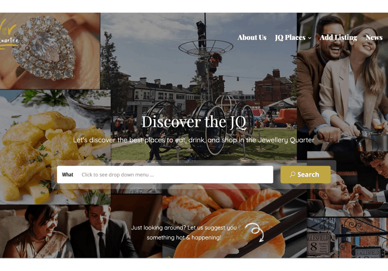 Discover the JQ - home page
